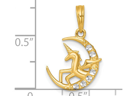 14k Yellow & Rhodium Jewelry Style K10044 - Classique Jewelry Inc.