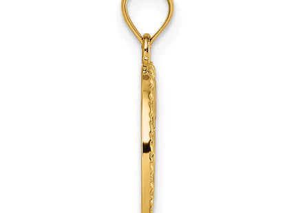 14k Yellow Gold Pendants Style K10046 - Classique Jewelry Inc.