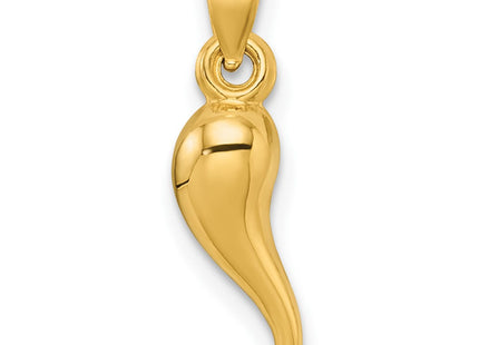 14K gold pendant, another view