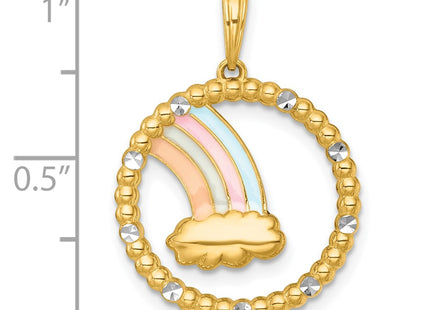 14k Yellow & Rhodium Jewelry Style K10052 - Classique Jewelry Inc.