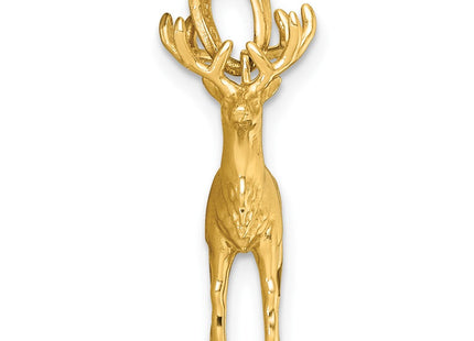14K gold cross pendant, alternate view
