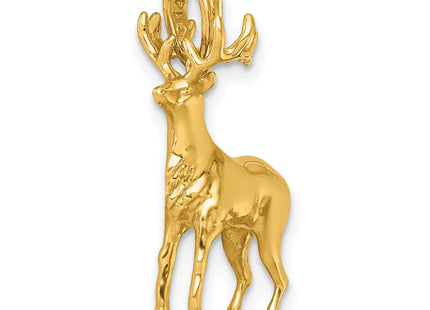 14K gold cross pendant, further view