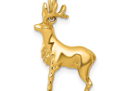 14K gold cross pendant