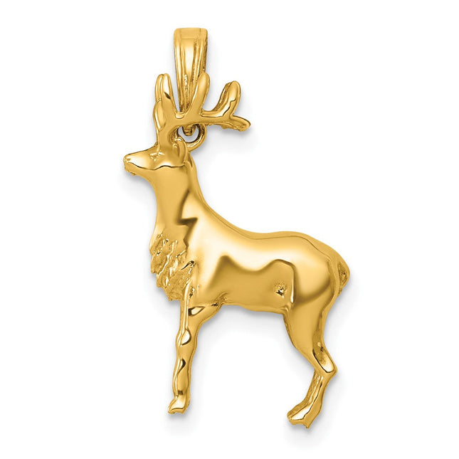 14K gold cross pendant