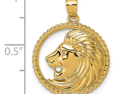 14k Yellow Gold Pendants Style K10061 - Classique Jewelry Inc.