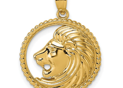 14k Yellow Gold Pendants Style K10061 - Classique Jewelry Inc.