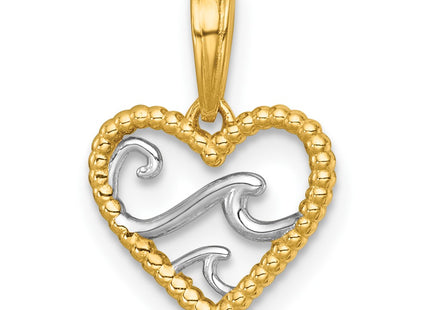 14k Yellow & Rhodium Jewelry Style K10062 - Classique Jewelry Inc.
