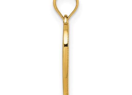 14k Yellow Gold Pendants Style K10063 - Classique Jewelry Inc.