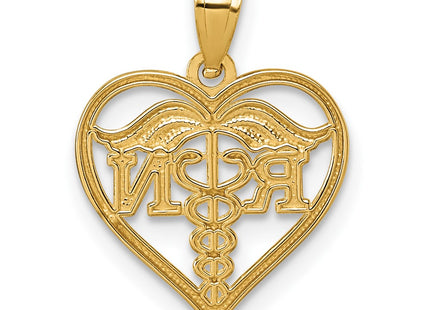 14k Yellow Gold Pendants Style K10063 - Classique Jewelry Inc.