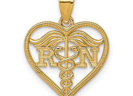 14k Yellow Gold Pendants Style K10063 - Classique Jewelry Inc.