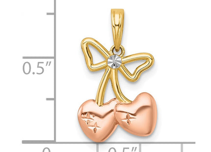 14k Yellow & Rhodium Jewelry Style K10064 - Classique Jewelry Inc.