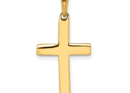 14k Yellow & Rhodium Pendants Style K10067 - Classique Jewelry Inc.