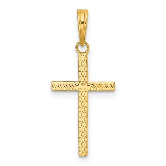 14k Yellow Gold Pendants Style K10071 - Classique Jewelry Inc.