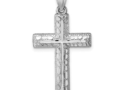 14k White Gold Pendants Style K10075W - Classique Jewelry Inc.