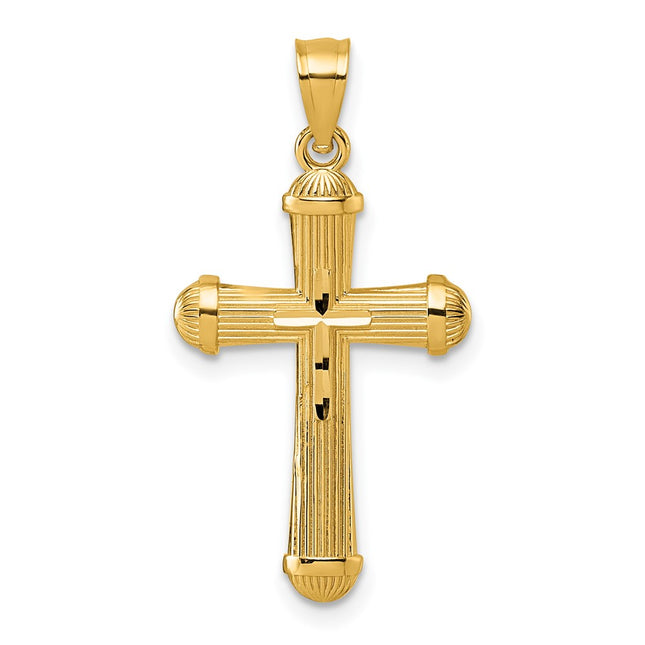 14k Yellow Gold Pendants Style K10076 - Classique Jewelry Inc.