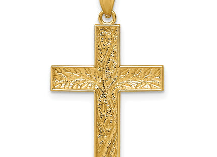 14k Yellow & Rhodium Pendants Style K10082 - Classique Jewelry Inc.