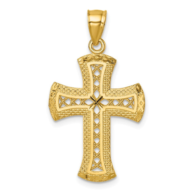 14k Yellow Gold Pendants Style K10085 - Classique Jewelry Inc.