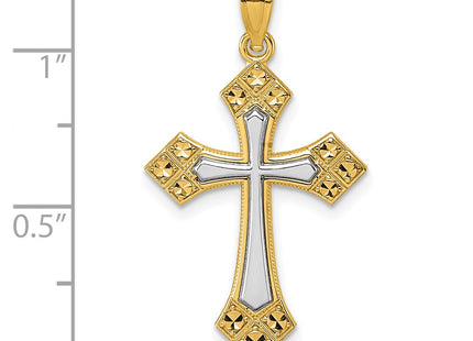 14k Two-tone Pendants Style K10086 - Classique Jewelry Inc.