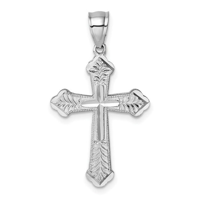 14k White Gold Pendants Style K10088W - Classique Jewelry Inc.