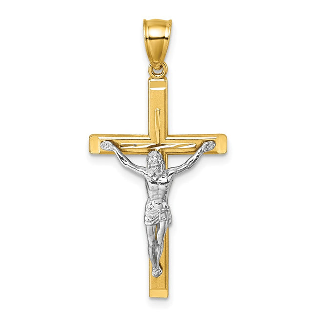 14k Two-tone Pendants Style K10091 - Classique Jewelry Inc.