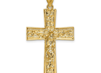14k Yellow & Rhodium Pendants Style K10095 - Classique Jewelry Inc.