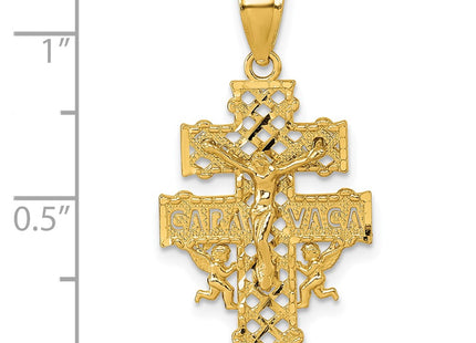 14k Yellow Gold Pendants Style K10100 - Classique Jewelry Inc.