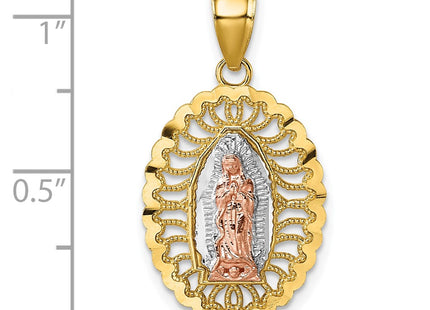 14k Two-tone Pendants Style K10104 - Classique Jewelry Inc.