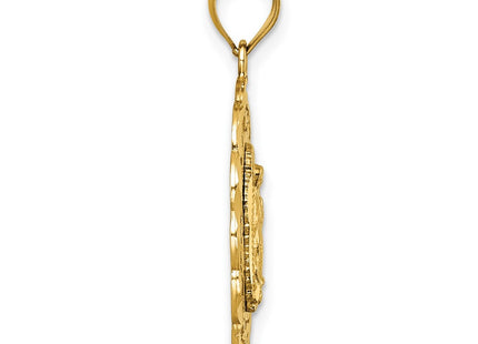 14k Yellow Gold Pendants Style K10105 - Classique Jewelry Inc.