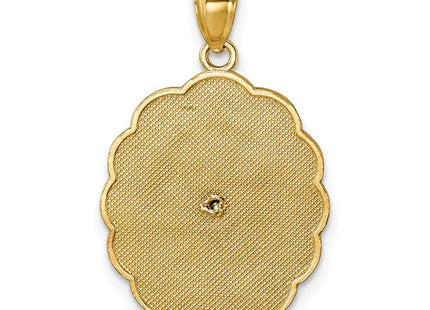 14k Yellow Gold Pendants Style K10105 - Classique Jewelry Inc.
