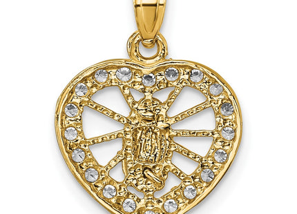 14k Yellow Gold Pendants Style K10106 - Classique Jewelry Inc.