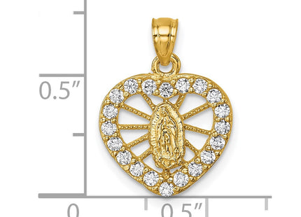 14k Yellow Gold Pendants Style K10106 - Classique Jewelry Inc.