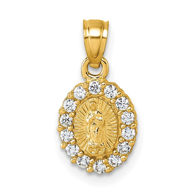 14k Yellow Gold Pendants Style K10107 - Classique Jewelry Inc.