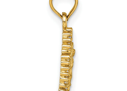 14k Yellow Gold Pendants Style K10108 - Classique Jewelry Inc.