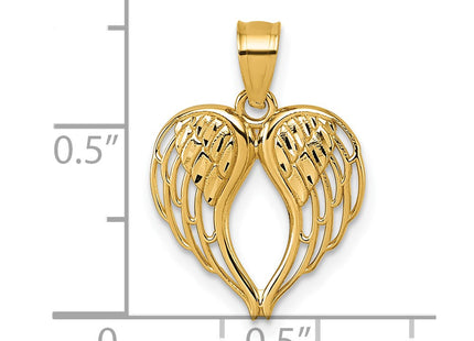 14k Yellow Gold Pendants Style K10111 - Classique Jewelry Inc.