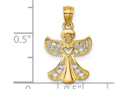 14k Yellow Gold Pendants Style K10112 - Classique Jewelry Inc.
