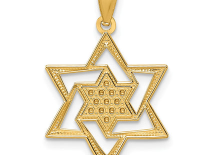 14k Yellow Gold Pendants Style K10114 - Classique Jewelry Inc.