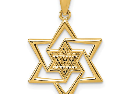 14k Yellow Gold Pendants Style K10114 - Classique Jewelry Inc.