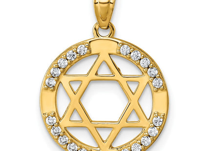 14k Yellow Gold Pendants Style K10115 - Classique Jewelry Inc.