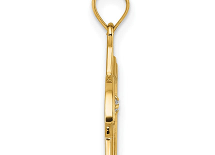 14k Yellow Gold Pendants Style K10116 - Classique Jewelry Inc.