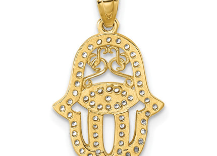 14k Yellow Gold Pendants Style K10117 - Classique Jewelry Inc.