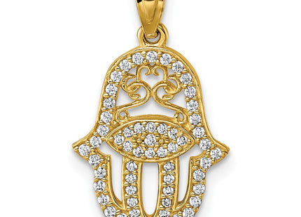 14k Yellow Gold Pendants Style K10117 - Classique Jewelry Inc.