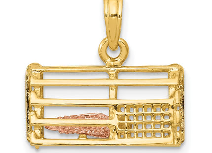 14k Two-tone Pendants Style K1069 - Classique Jewelry Inc.