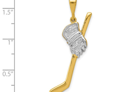 14k Yellow & Rhodium Pendants Style K1126 - Classique Jewelry Inc.