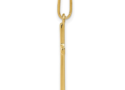 14k Hollow Cross Pendant (Style K1171)