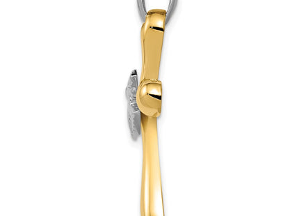 14k Two-tone Pendants Style K1189 - Classique Jewelry Inc.