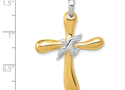 14k Two-tone Pendants Style K1189 - Classique Jewelry Inc.