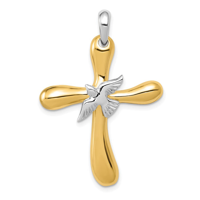 14k Two-tone Pendants Style K1189 - Classique Jewelry Inc.