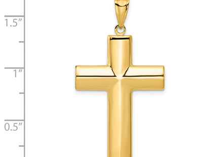 14k Hollow Cross Pendant (Style K1206)