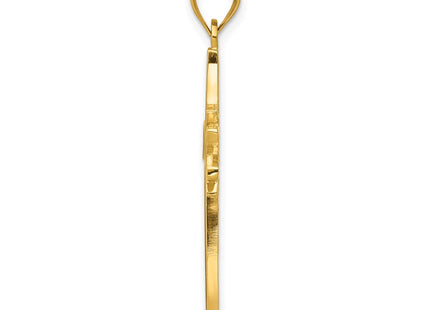 14k Yellow Gold Pendants Style K1212 - Classique Jewelry Inc.