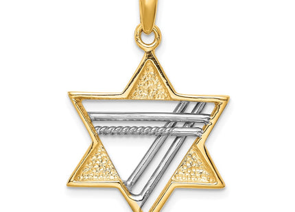 14k Two-tone Pendants Style K1286 - Classique Jewelry Inc.